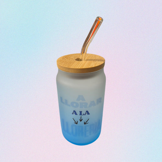 Vaso cristal lloreria